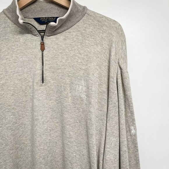 POLO Golf Ralph Lauren Presidents Club Quarter Zip Sweater Knit Top Pullover - Picture 3 of 7